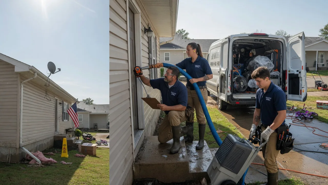 Ceiling Water Damage Restoration in Checotah, OK near me